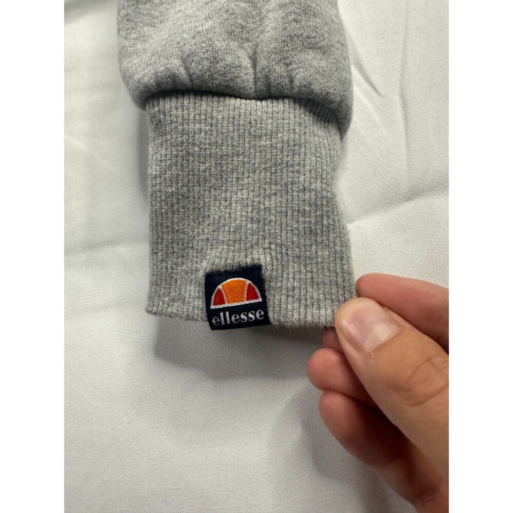 Ellesse Hoodie Womens Size Small Pullover Gray Long Sleeve Kangaroo Pocket - Picture 2 of 7